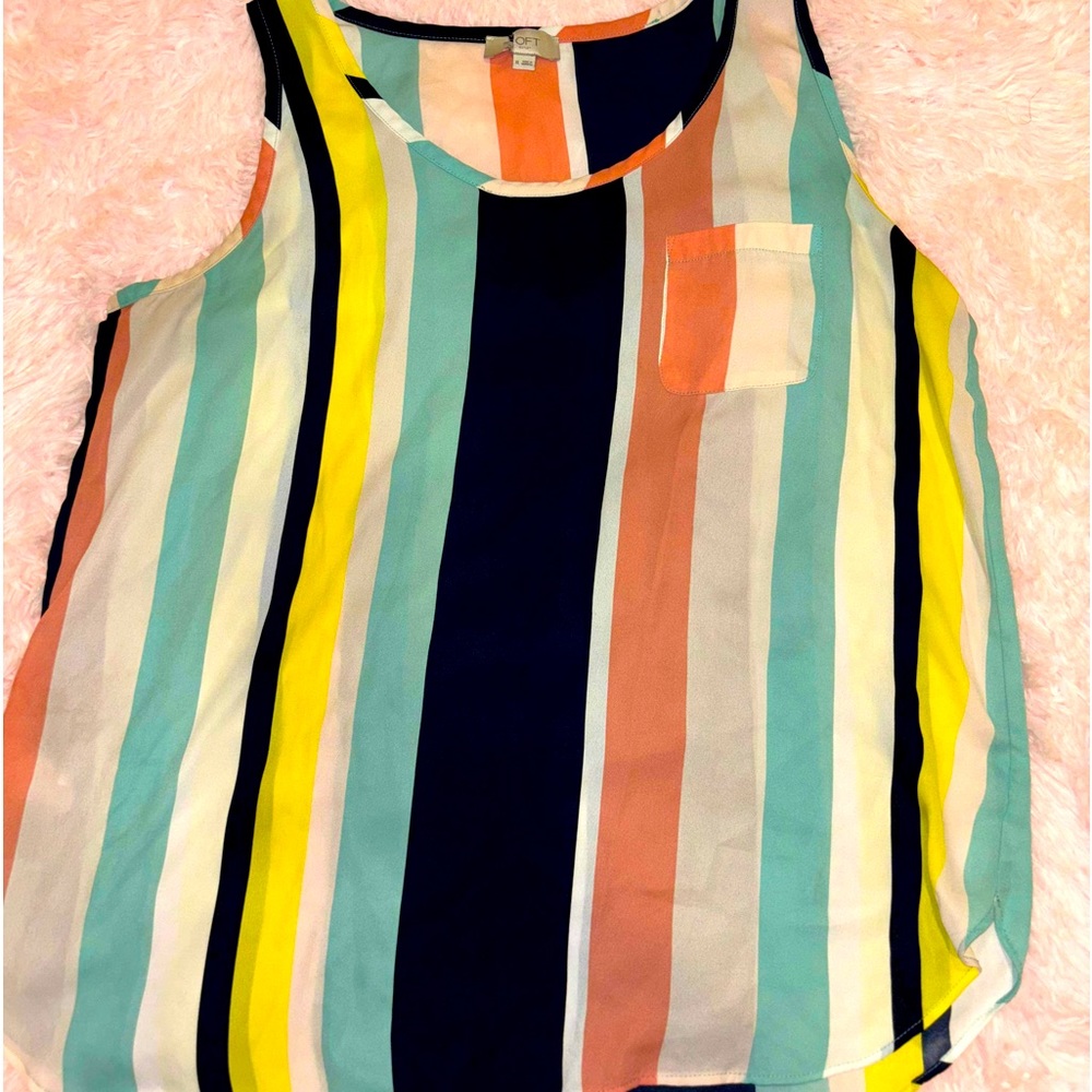 Loft striped top